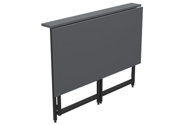 Стіл розкладний Fold FL1000 (1000х600х750Н) чорний/сірий шифер - Фото №2