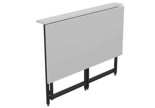 Стіл розкладний Fold FL1000 (1000х600х750Н) чорний/білий - Фото №2