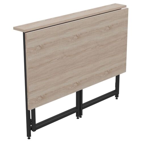 Стіл розкладний Fold FL1000 (1000х600х750Н) чорний/дуб сонома - Фото №6