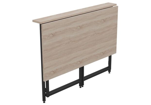 Стіл розкладний Fold FL1000 (1000х600х750Н) чорний/дуб сонома - Фото №2