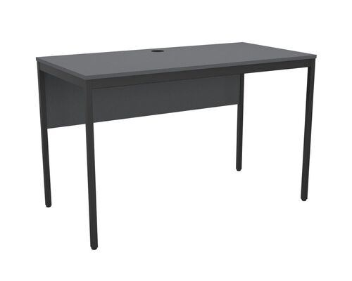 Стол письменный Осло 1187х600х750 черный графит, серый шифер - Фото №1