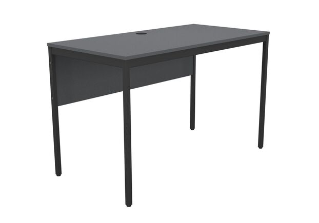 Стол письменный Осло 1187х600х750 черный графит, серый шифер - Фото №2