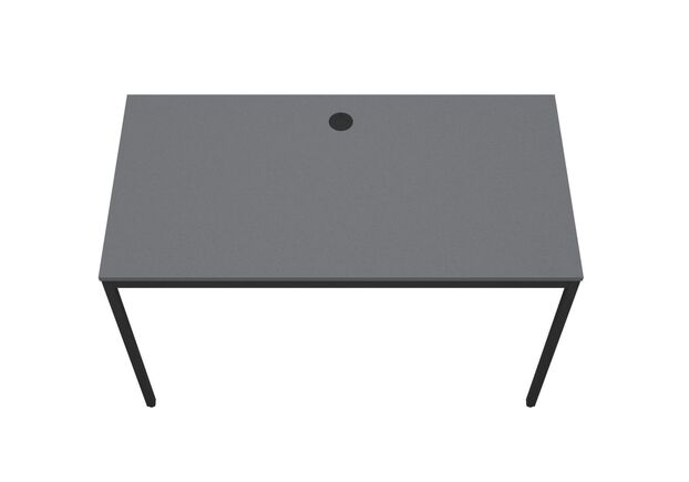Стол письменный Осло 1187х600х750 черный графит, серый шифер - Фото №2