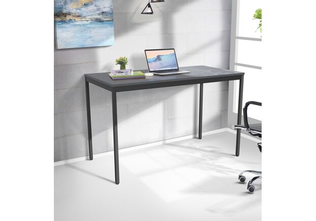 Стіл Турін 1187*600*750 мм чорний графіт/сірий шифер - Фото №2