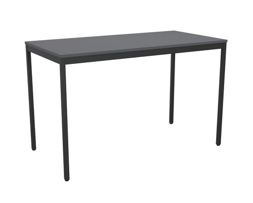 Стіл Турін 1187*600*750 мм чорний графіт/сірий шифер - Фото №1