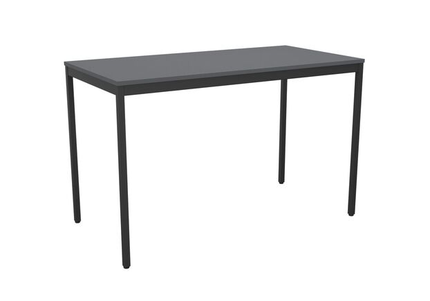 Стіл Турін 1187*600*750 мм чорний графіт/сірий шифер - Фото №1