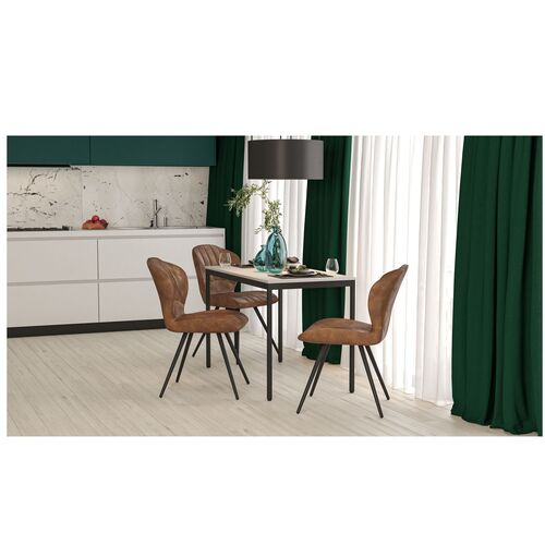 Стіл Турін 1187*600*750 мм чорний графіт/сірий шифер - Фото №6