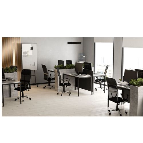 Стіл Турін 1187*600*750 мм чорний графіт/сірий шифер - Фото №7