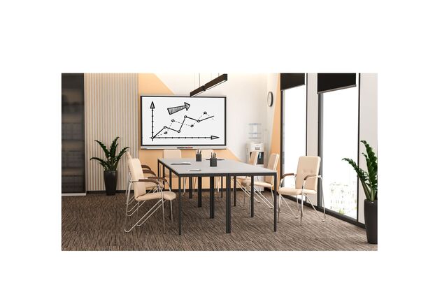 Стіл Турін 1187*600*750 мм чорний графіт/сірий шифер - Фото №2