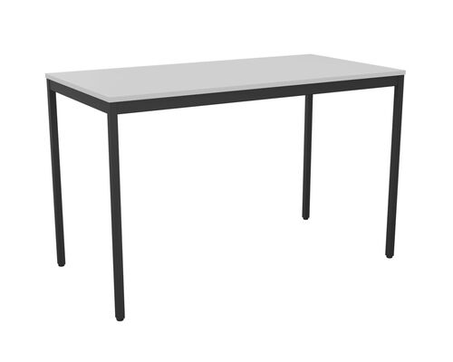 Стіл Турін 1187*600*750 мм чорний графіт/білий - Фото №1