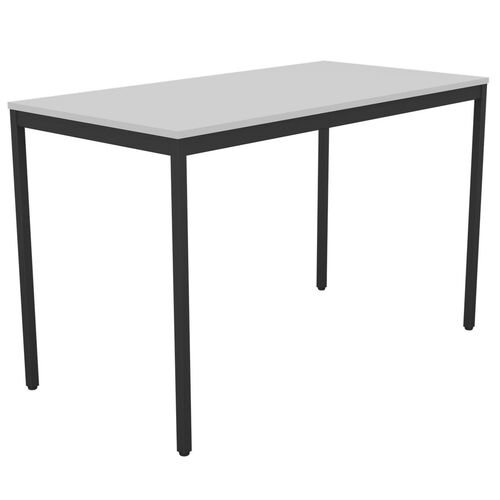 Стіл Турін 1187*600*750 мм чорний графіт/білий - Фото №2