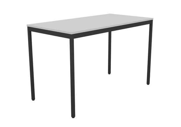Стіл Турін 1187*600*750 мм чорний графіт/білий - Фото №2