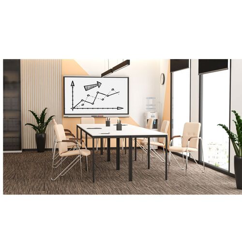 Стіл Турін 1187*600*750 мм чорний графіт/білий - Фото №7