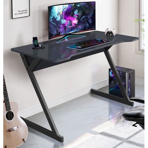 Стіл комп'ютерний Dexter DX1200 (1200х600х750Н) чорний графіт/антрацит - Фото №7