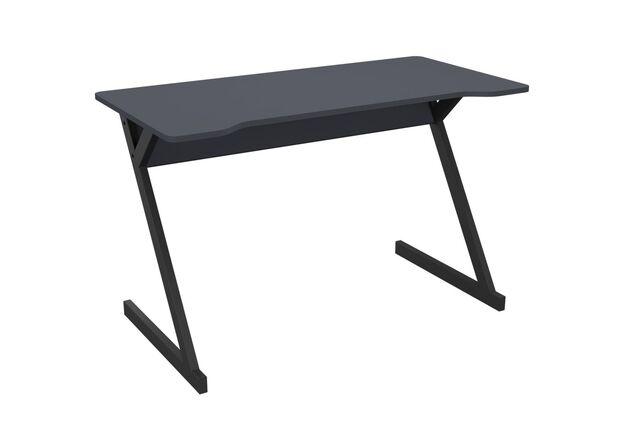 Стіл комп'ютерний Dexter DX1200 (1200х600х750Н) чорний графіт/антрацит - Фото №1