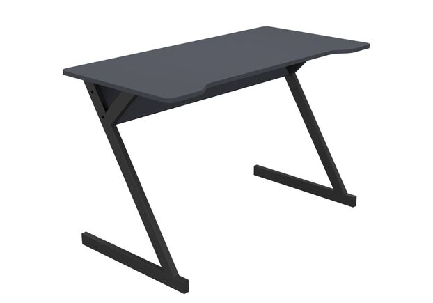Стіл комп'ютерний Dexter DX1200 (1200х600х750Н) чорний графіт/антрацит - Фото №2