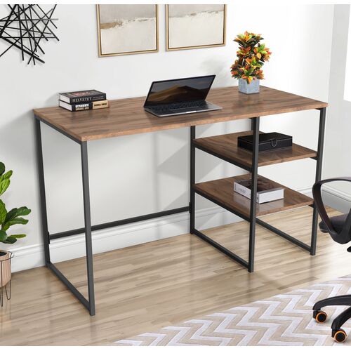 Стіл комп'ютерний Jet JT1200 (1187х550х750Н) чорний/дуб ліворно - Фото №7