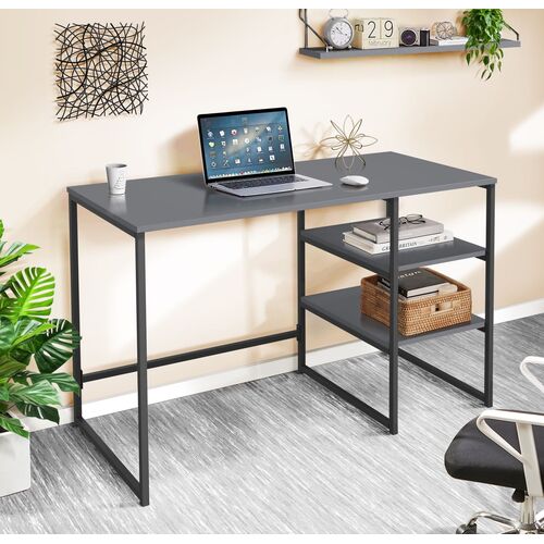 Стіл комп'ютерний Jet JT1200 (1187х550х750Н) чорний/сірий шифер - Фото №7