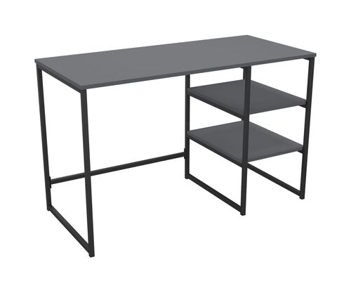 Стіл комп'ютерний Jet JT1200 (1187х550х750Н) чорний/сірий шифер - Фото №1