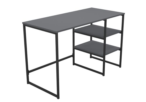 Стіл комп'ютерний Jet JT1200 (1187х550х750Н) чорний/сірий шифер - Фото №2