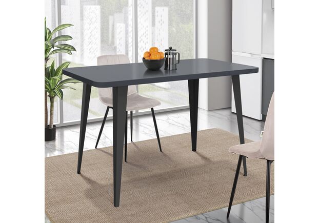 Стіл Cherry 1200 (1200х670хН770) чорний графіт/антрацит - Фото №2