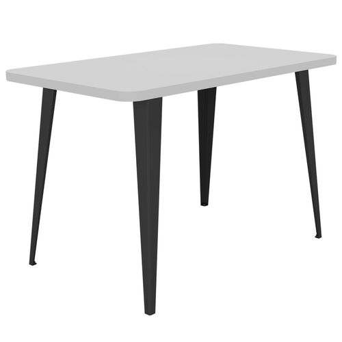 Стіл Cherry 1200 (1200х670хН770) чорний графіт/білий - Фото №2