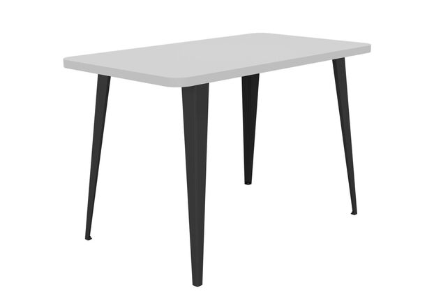 Стіл Cherry 1200 (1200х670хН770) чорний графіт/білий - Фото №2