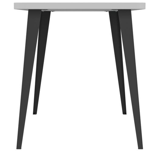 Стіл Cherry 1200 (1200х670хН770) чорний графіт/білий - Фото №4