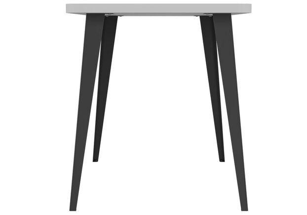 Стіл Cherry 1200 (1200х670хН770) чорний графіт/білий - Фото №2