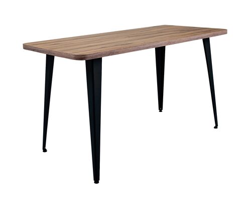 Стіл Cherry 1200 (1200х670хН770) чорний графіт/дуб ліворно - Фото №1