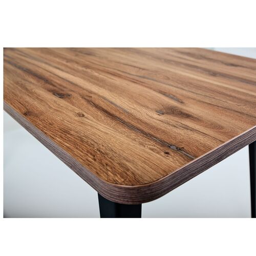 Стіл Cherry 1200 (1200х670хН770) чорний графіт/дуб ліворно - Фото №4