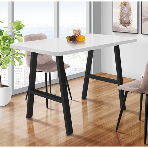 Стіл Astra 1200 (1200х670хН770) чорний графіт/білий - Фото №7