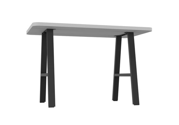 Стіл Astra 1200 (1200х670хН770) чорний графіт/білий - Фото №2