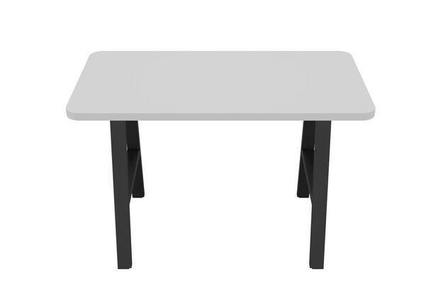 Стіл Astra 1200 (1200х670хН770) чорний графіт/білий - Фото №2