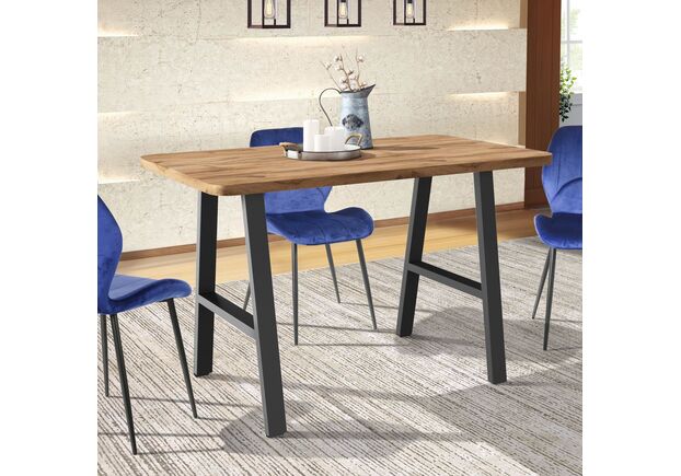 Фото №2. Стіл Astra 1200 (1200х670хН770) чорний графіт/дуб ліворно - Meblistico Стіл Astra 1200 (1200х670хН770) чорний графіт/дуб ліворно - Фото №2