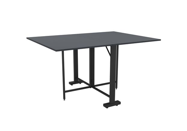 Стіл розкладний Fold 2 FL2 1400 (1380/210х1000х750Н) чорний/антрацит - Фото №1