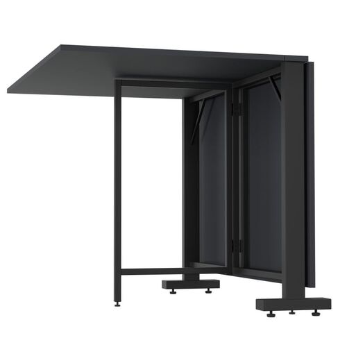 Стіл розкладний Fold 2 FL2 1400 (1380/210х1000х750Н) чорний/антрацит - Фото №12