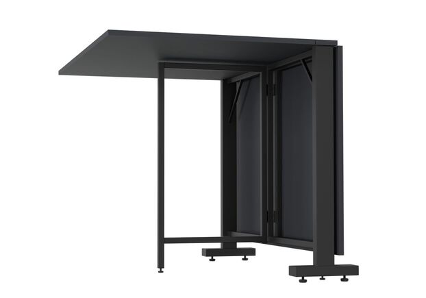 Стіл розкладний Fold 2 FL2 1400 (1380/210х1000х750Н) чорний/антрацит - Фото №2