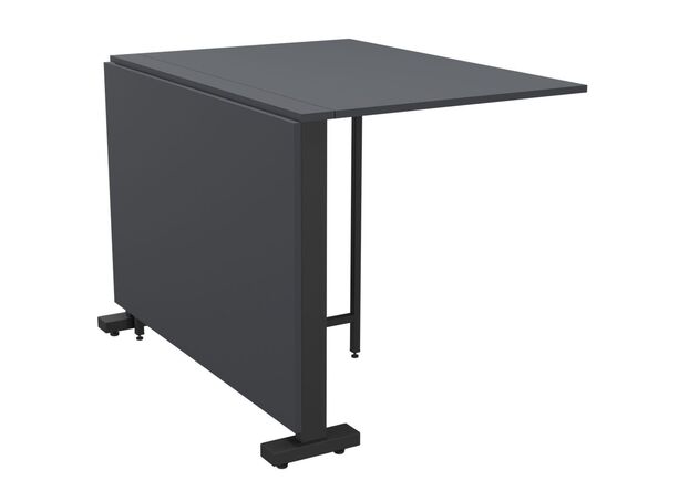 Стіл розкладний Fold 2 FL2 1400 (1380/210х1000х750Н) чорний/антрацит - Фото №2