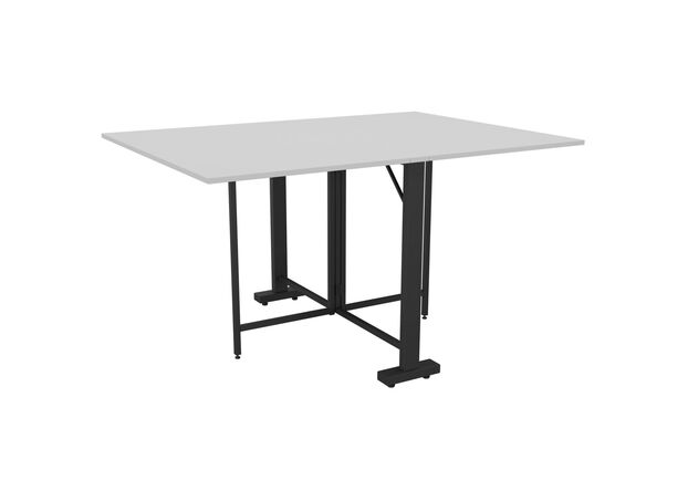 Стіл розкладний Fold 2 FL2 1400 (1380/210х1000х750Н) чорний/білий - Фото №1