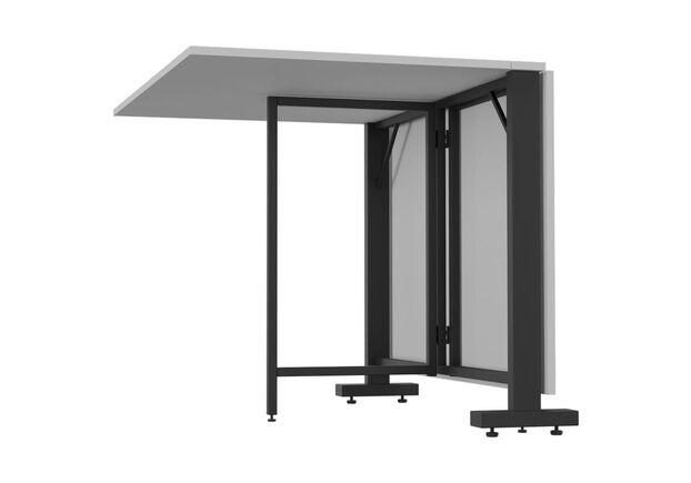 Стіл розкладний Fold 2 FL2 1400 (1380/210х1000х750Н) чорний/білий - Фото №2