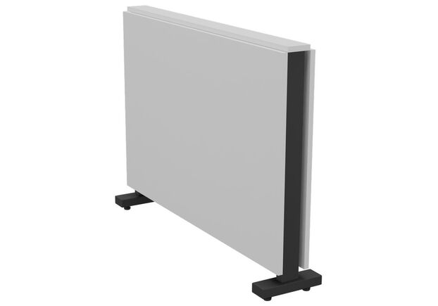 Стіл розкладний Fold 2 FL2 1400 (1380/210х1000х750Н) чорний/білий - Фото №2