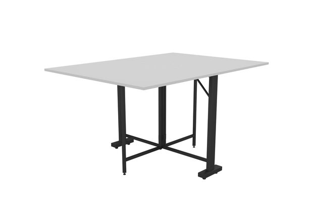Стіл розкладний Fold 2 FL2 1400 (1380/210х1000х750Н) чорний/білий - Фото №2