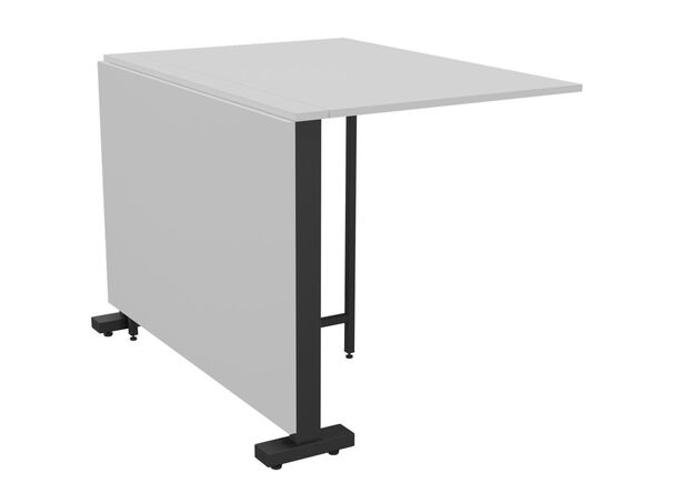 Стіл розкладний Fold 2 FL2 1400 (1380/210х1000х750Н) чорний/білий - Фото №2