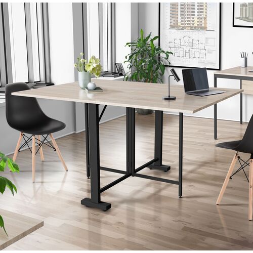 Стіл розкладний Fold 2 FL2 1400 (1380/210х1000х750Н) чорний/дуб сонома - Фото №19