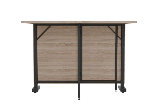 Стіл розкладний Fold 2 FL2 1400 (1380/210х1000х750Н) чорний/дуб сонома - Фото №2