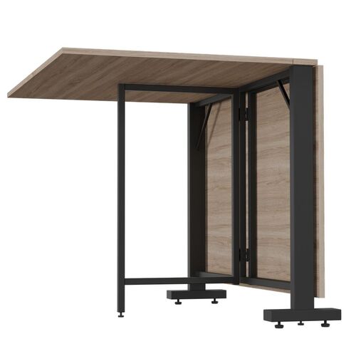 Стіл розкладний Fold 2 FL2 1400 (1380/210х1000х750Н) чорний/дуб сонома - Фото №11