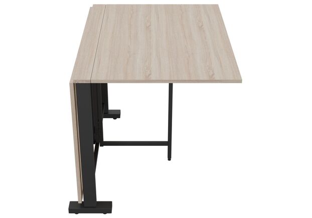Стіл розкладний Fold 2 FL2 1400 (1380/210х1000х750Н) чорний/дуб сонома - Фото №2