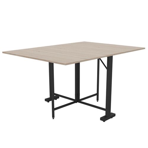 Стіл розкладний Fold 2 FL2 1400 (1380/210х1000х750Н) чорний/дуб сонома - Фото №2