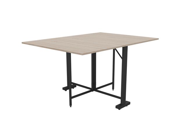 Стіл розкладний Fold 2 FL2 1400 (1380/210х1000х750Н) чорний/дуб сонома - Фото №2